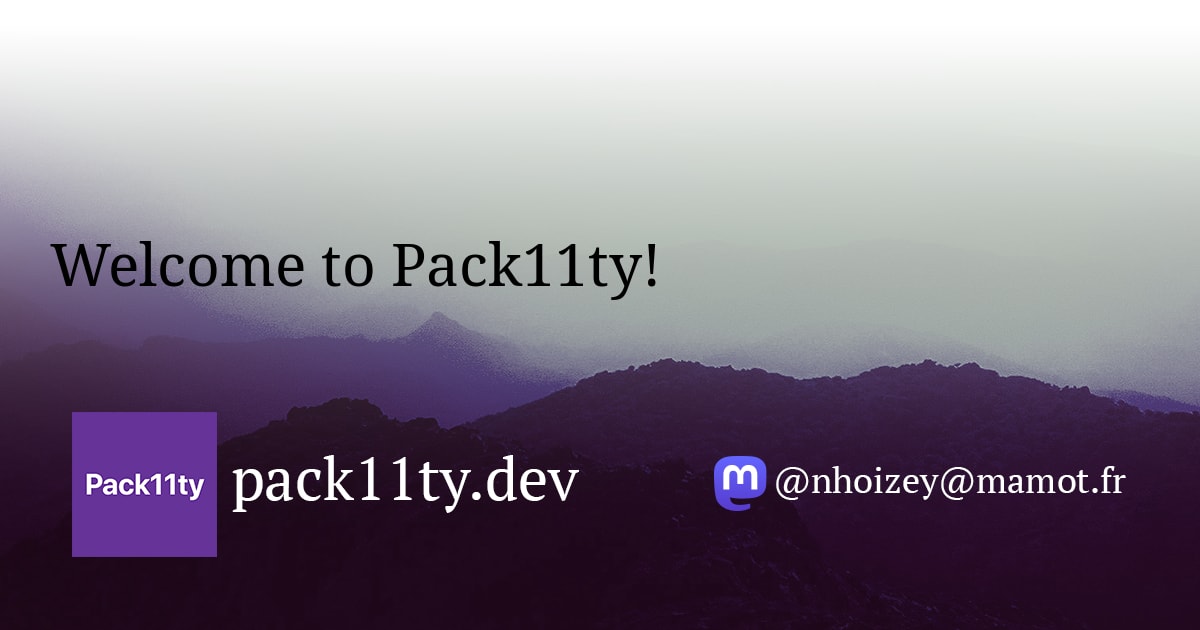 https://pack11ty.dev/ social preview image